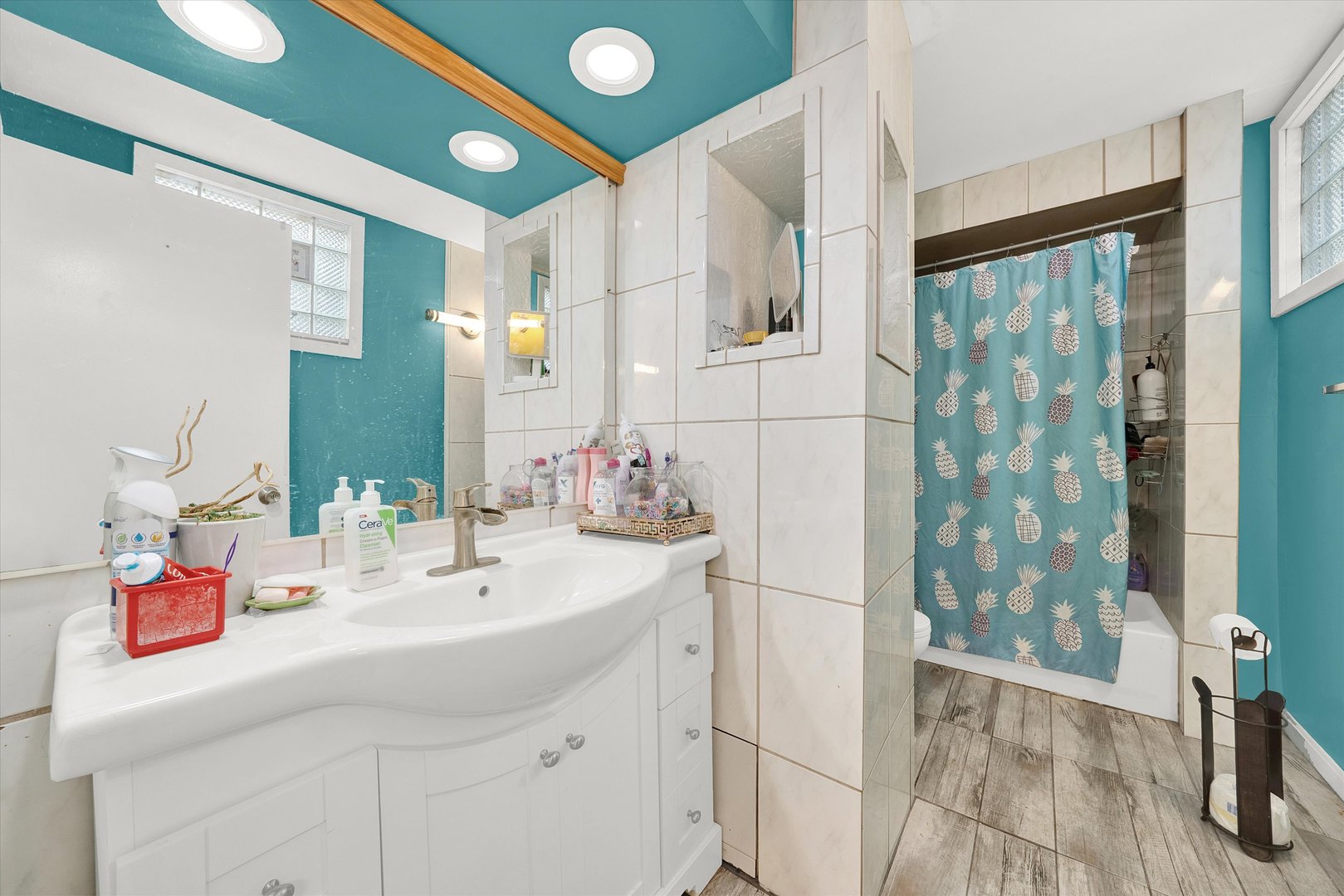 331 West 107th Street Chicago, IL 60628 - Photo 11 of 28 a bathroom with a sink and a mirror