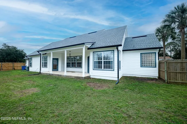 a aerial view of a house