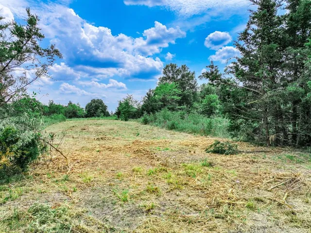 a view of a yard with an outdoor space and porch