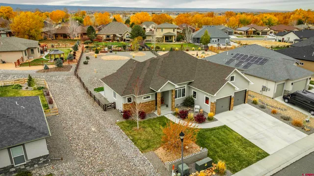 front view of house with a yard