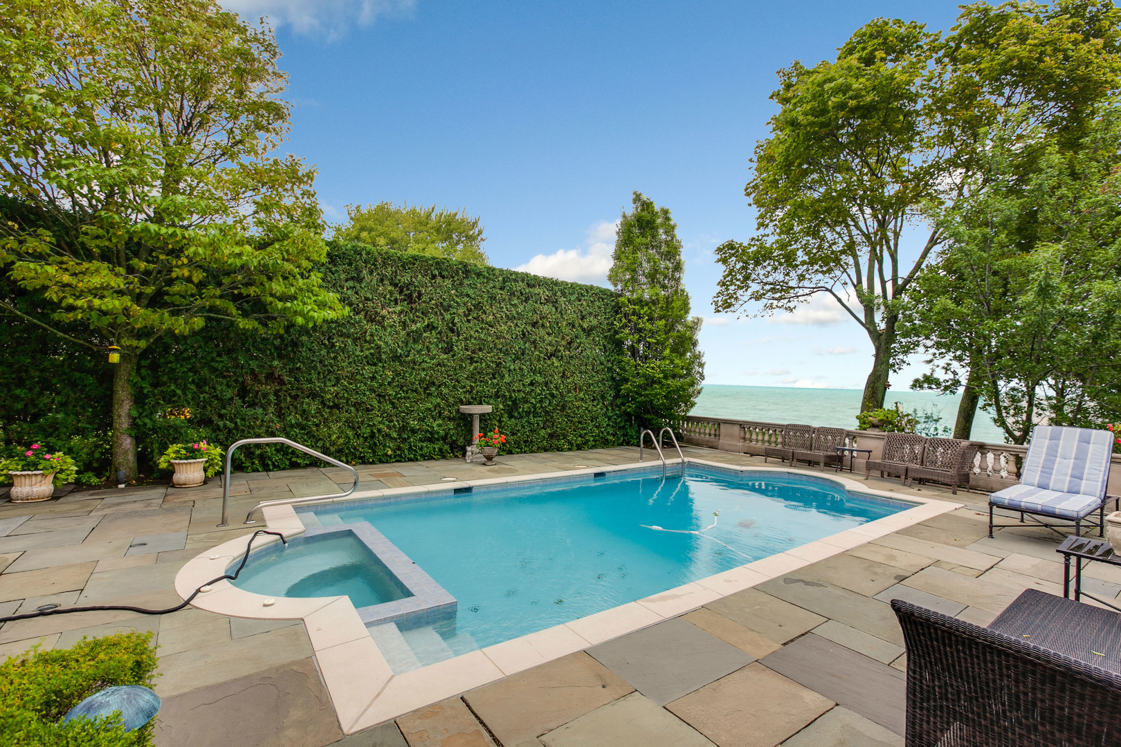 473 Sheridan Road Winnetka, IL 60093 - Photo 25 of 32 a view of a patio with swimming pool