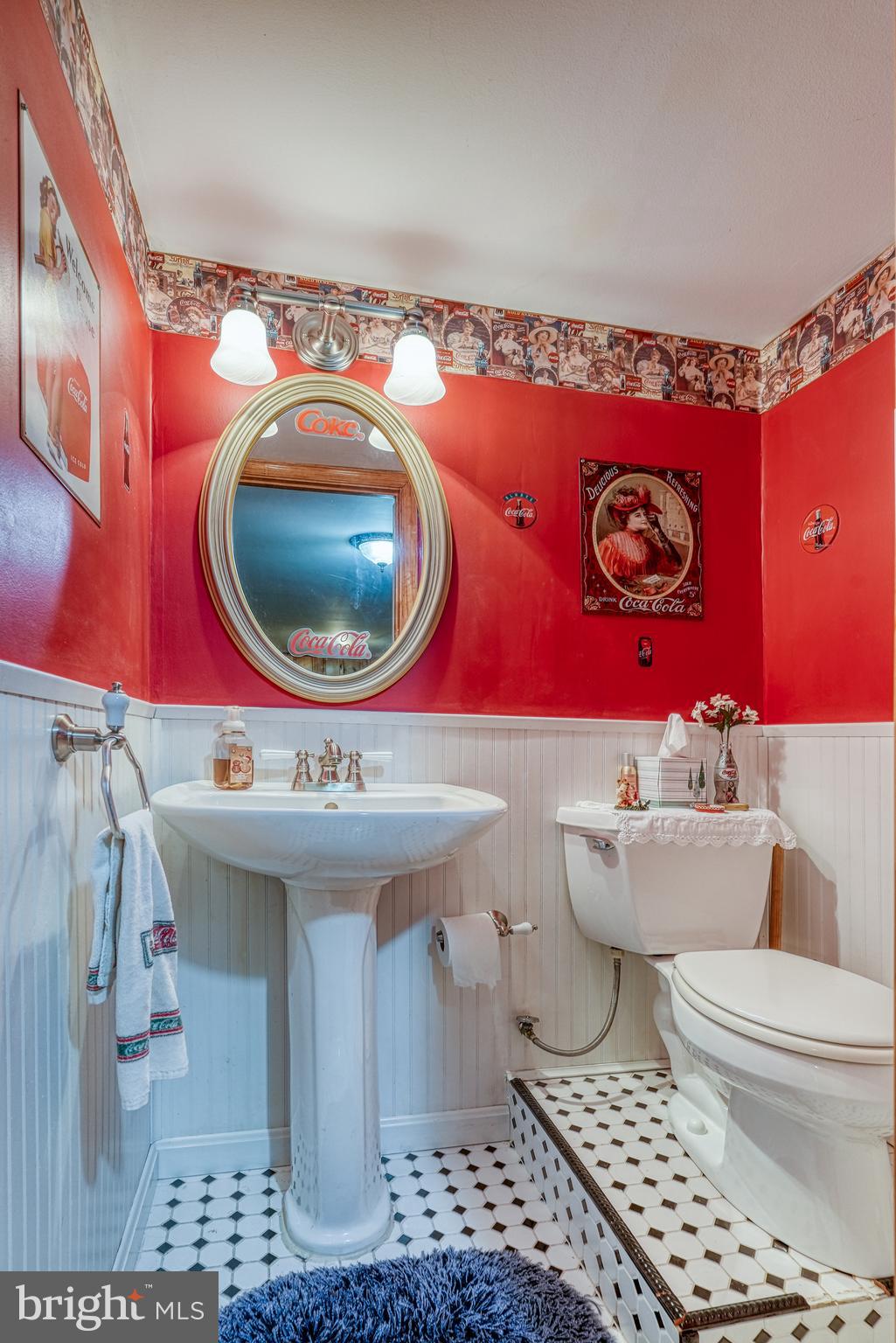 135 Holly Road Southampton, PA 18966 - Photo 42 of 52 a bathroom with a sink toilet and mirror