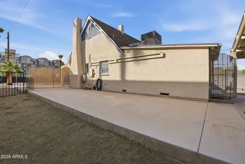 a view of outdoor space and front view of a house