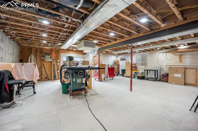 a view of storage and utility room