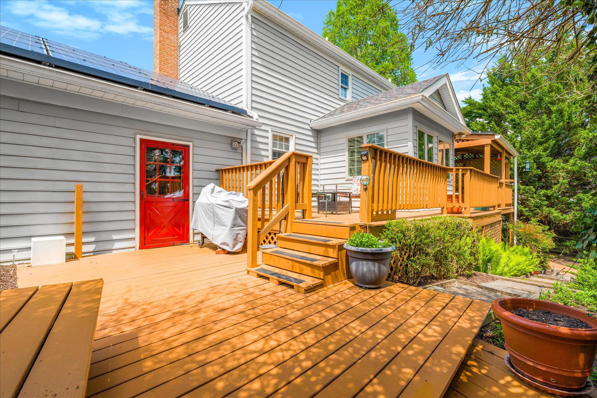 12400 Triple Crown Road Gaithersburg, MD 20878 - Photo 38 of 45 Deck and Patio in Back Yard