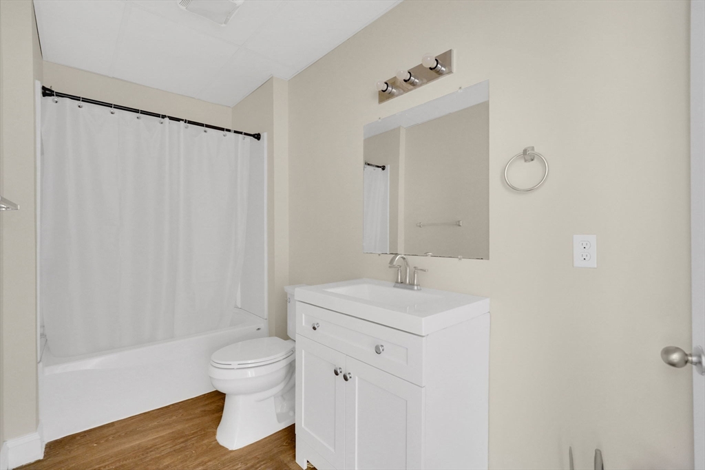 242 Fort Pleasant Avenue Springfield, MA 01108 - Photo 17 of 42 a bathroom with a sink a toilet and a large mirror