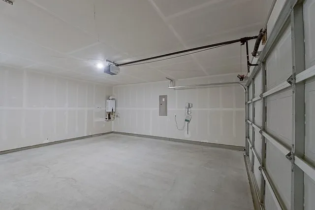 a view of yard with tall trees