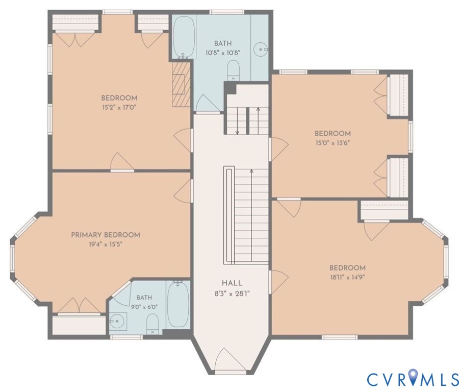 992 Williams Wharf Road Mathews, VA 23109 - Photo 84 of 85 2nd floor floorplan