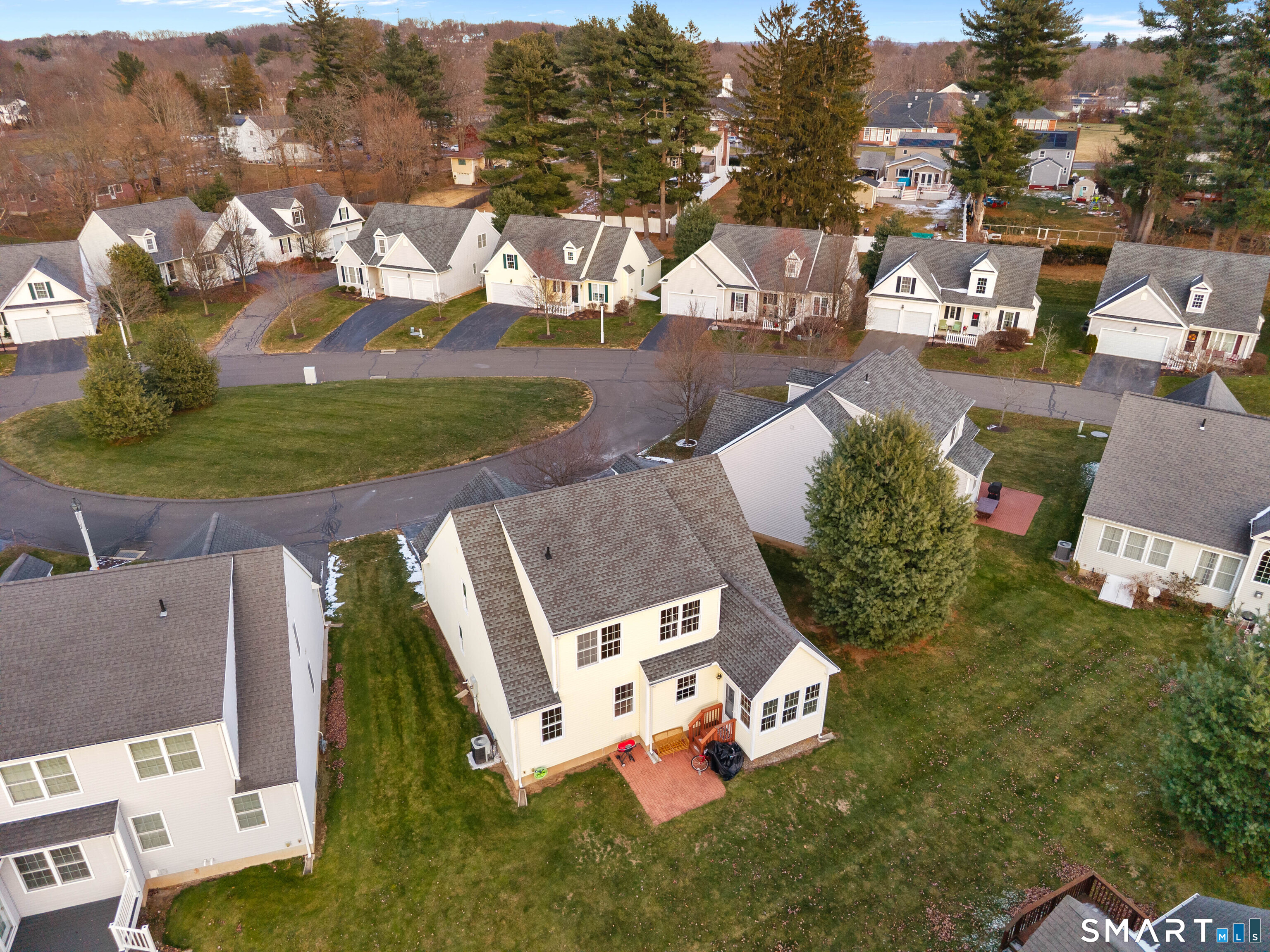 24 Phillips Farm Road, Unit 24 East Hartford, CT 06118 - Photo 5 of 34 an aerial view of a house with yard swimming pool and mountain view
