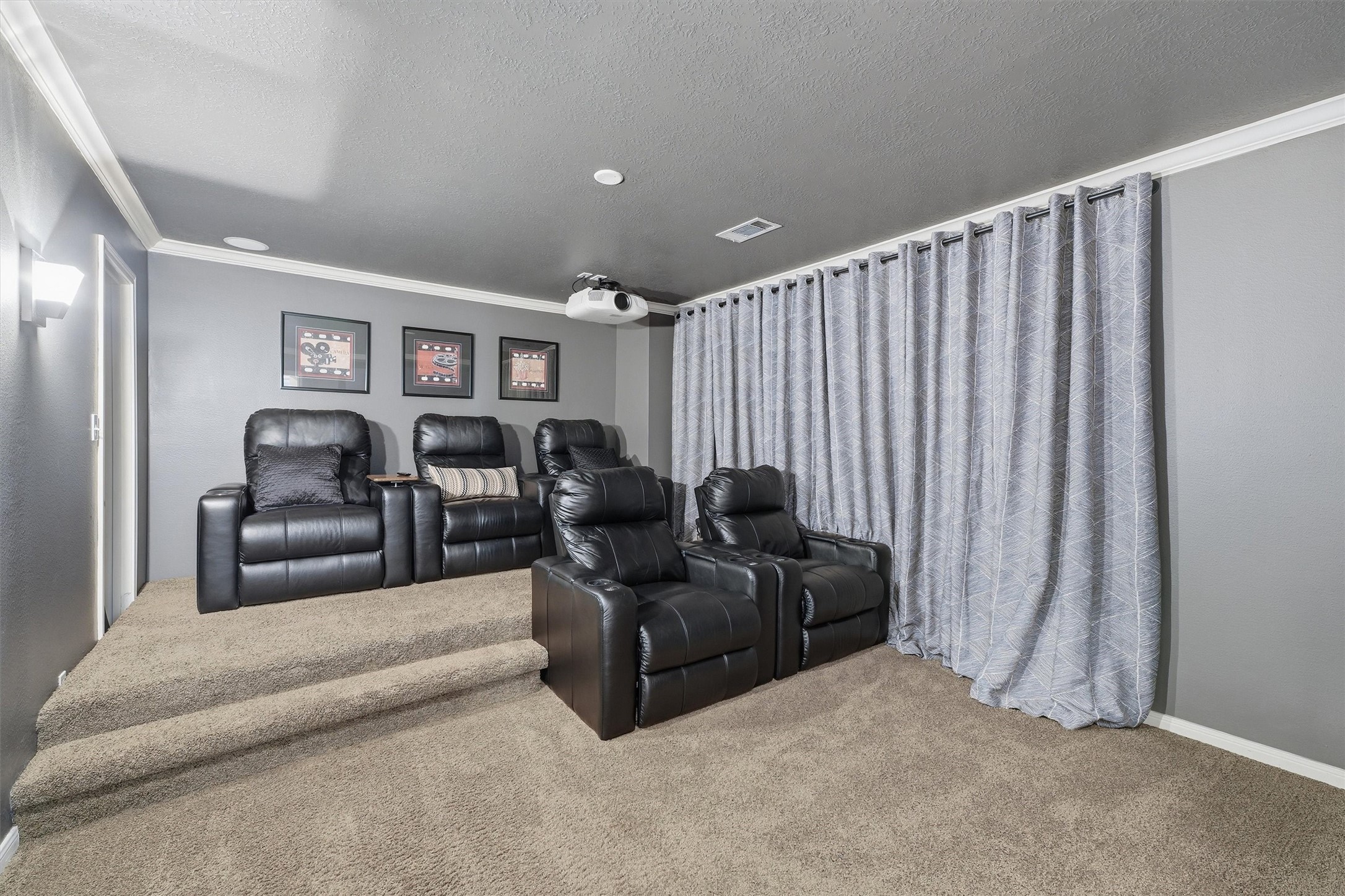 24802 Kennington Way Spring, TX 77389 - Photo 20 of 38 Theatre Room that can easily serve as a 4th bed.
