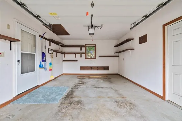 a view of storage and utility room