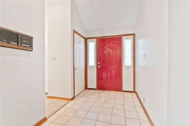 a view of an empty room