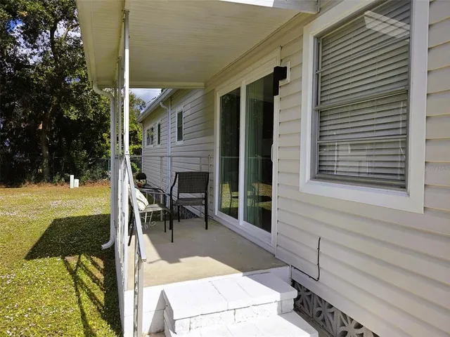 front view of a house with a glass windows