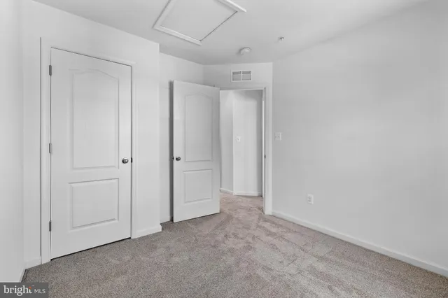 a view of an empty room