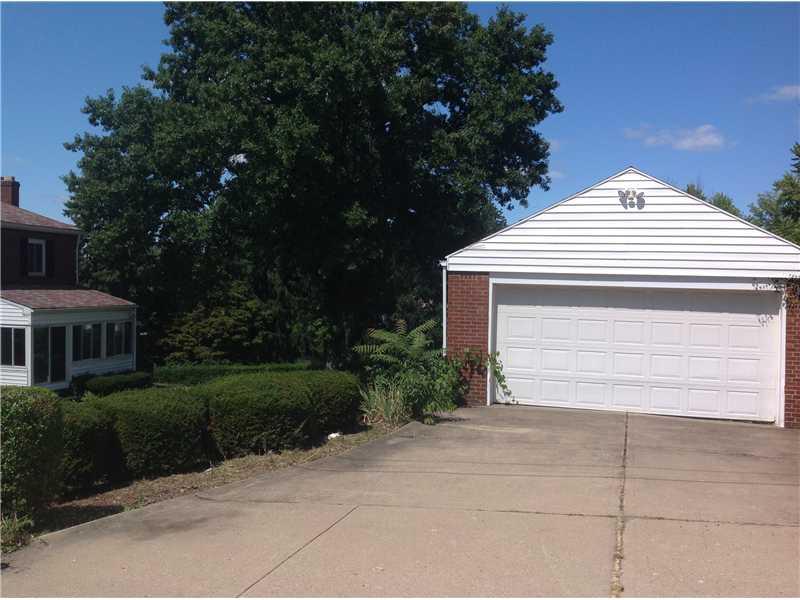 6512 Verona Road Penn Hills, PA 15147 - Photo 19 of 25 Parking Lot/Garage. HOLDS 2 CARS COMFORTABLY