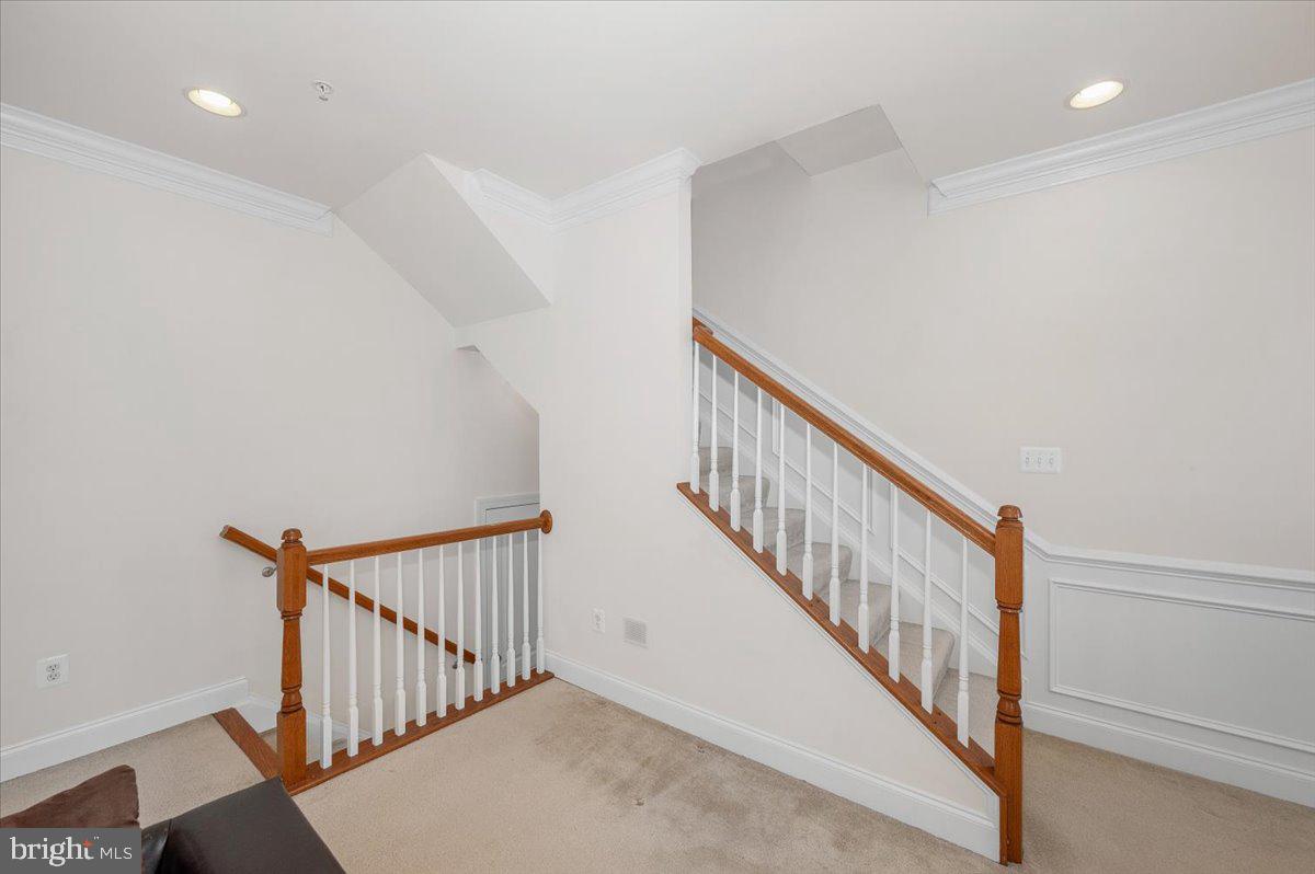 741 Appalachian Way Brunswick, MD 21716 - Photo 15 of 44 a view of staircase with railing and stairs