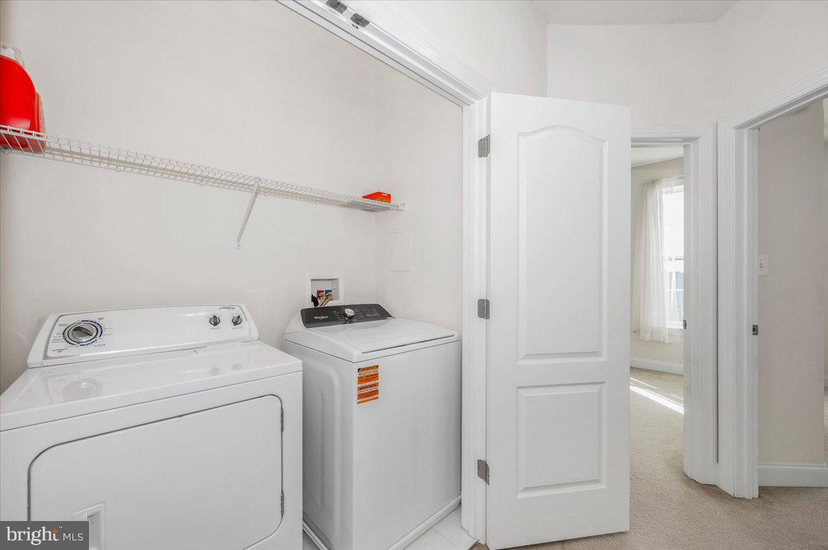 741 Appalachian Way Brunswick, MD 21716 - Photo 17 of 44 a utility room with dryer and washer