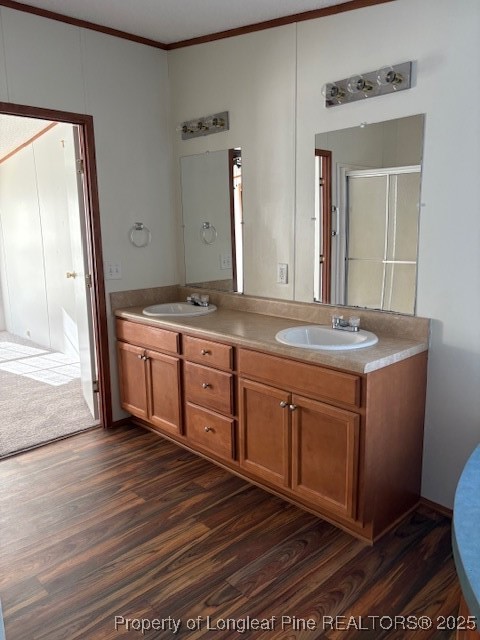460 Shelton Beard Road Stedman, NC 28391 - Photo 23 of 27 a spacious bathroom with a granite countertop sink and a mirror