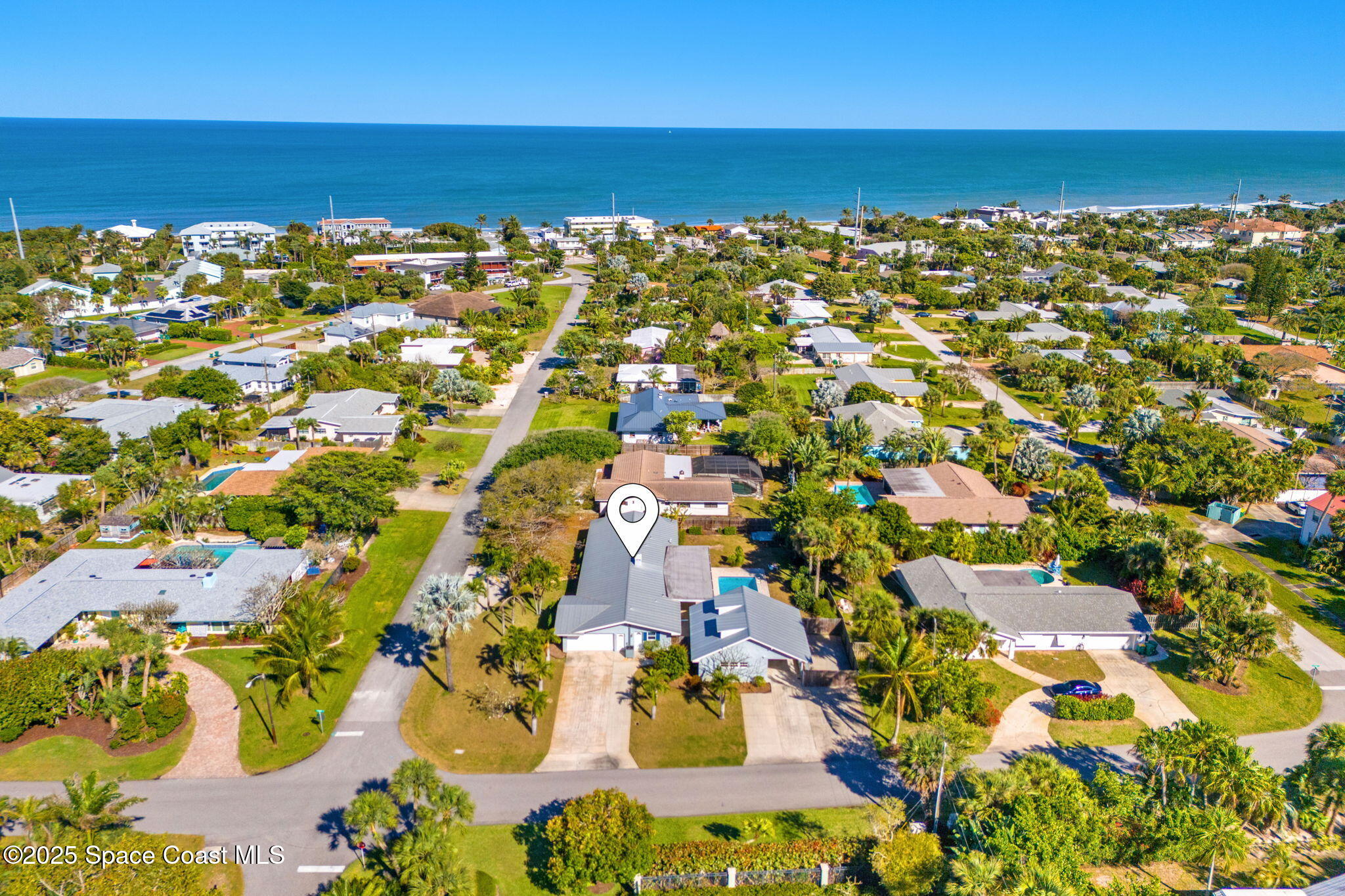 157 Cocoa Avenue Indialantic, FL 32903 - Photo 35 of 36 view of city and ocean