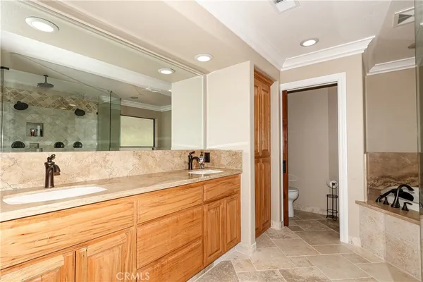 a view of fountain in the backyard