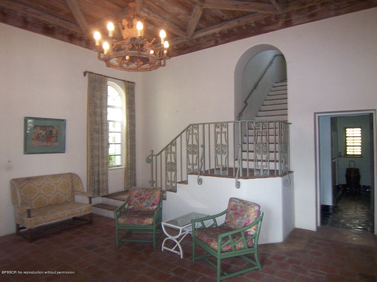 79 Middle Road Palm Beach, FL 33480 - Photo 21 of 24 a living room with furniture and a chandelier