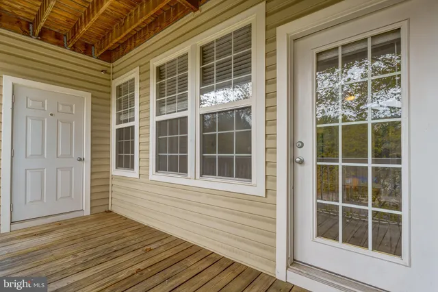 a view of front door