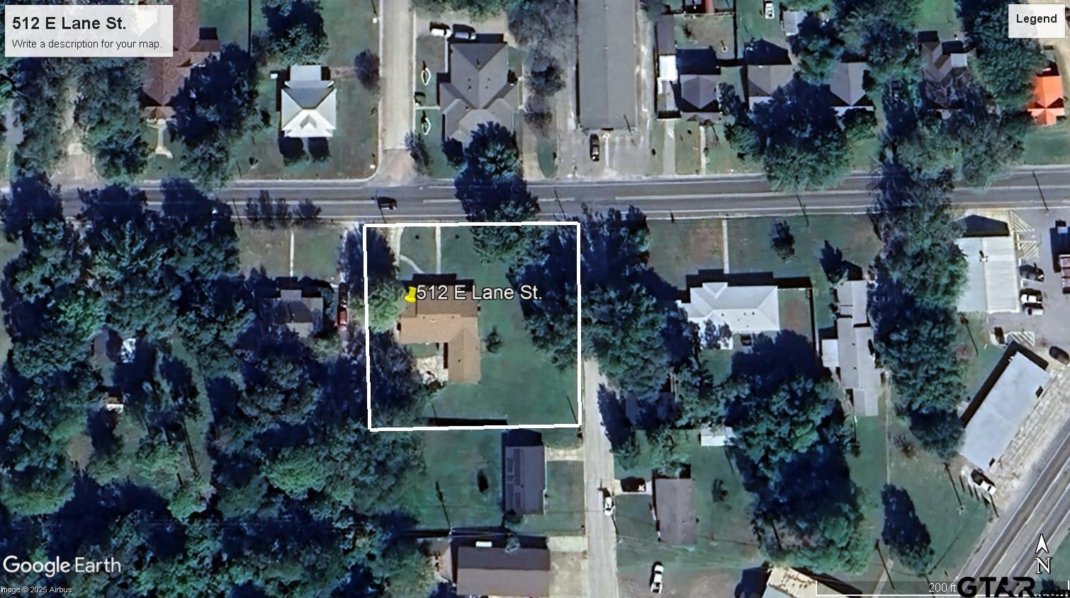 512 E Lane Quitman, TX 75783 - Photo 30 of 32 an aerial view of houses with outdoor space