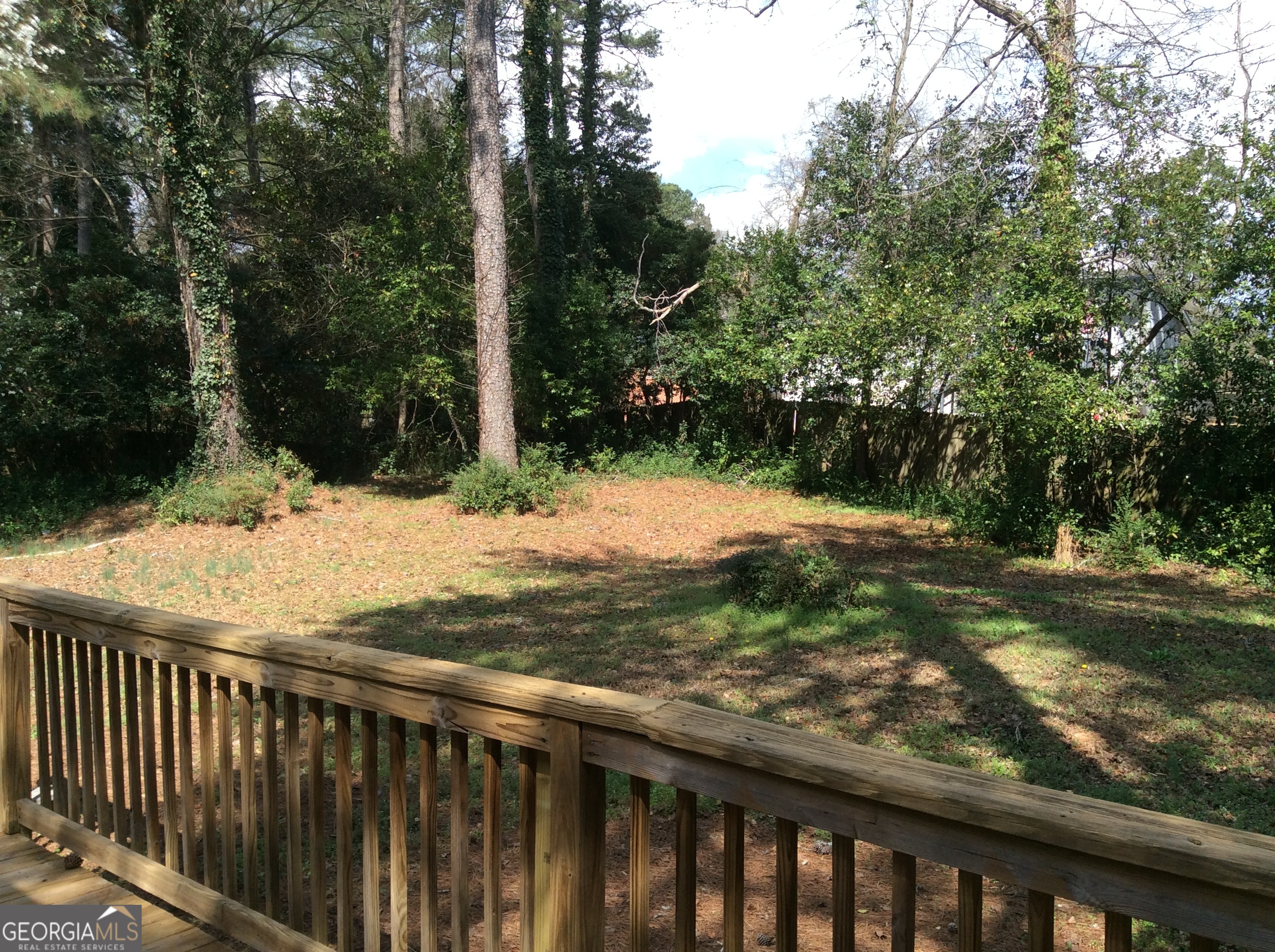 5022 Rock Springs Road Lithonia, GA 30038 - Photo 35 of 35 a view of a yard with wooden fence