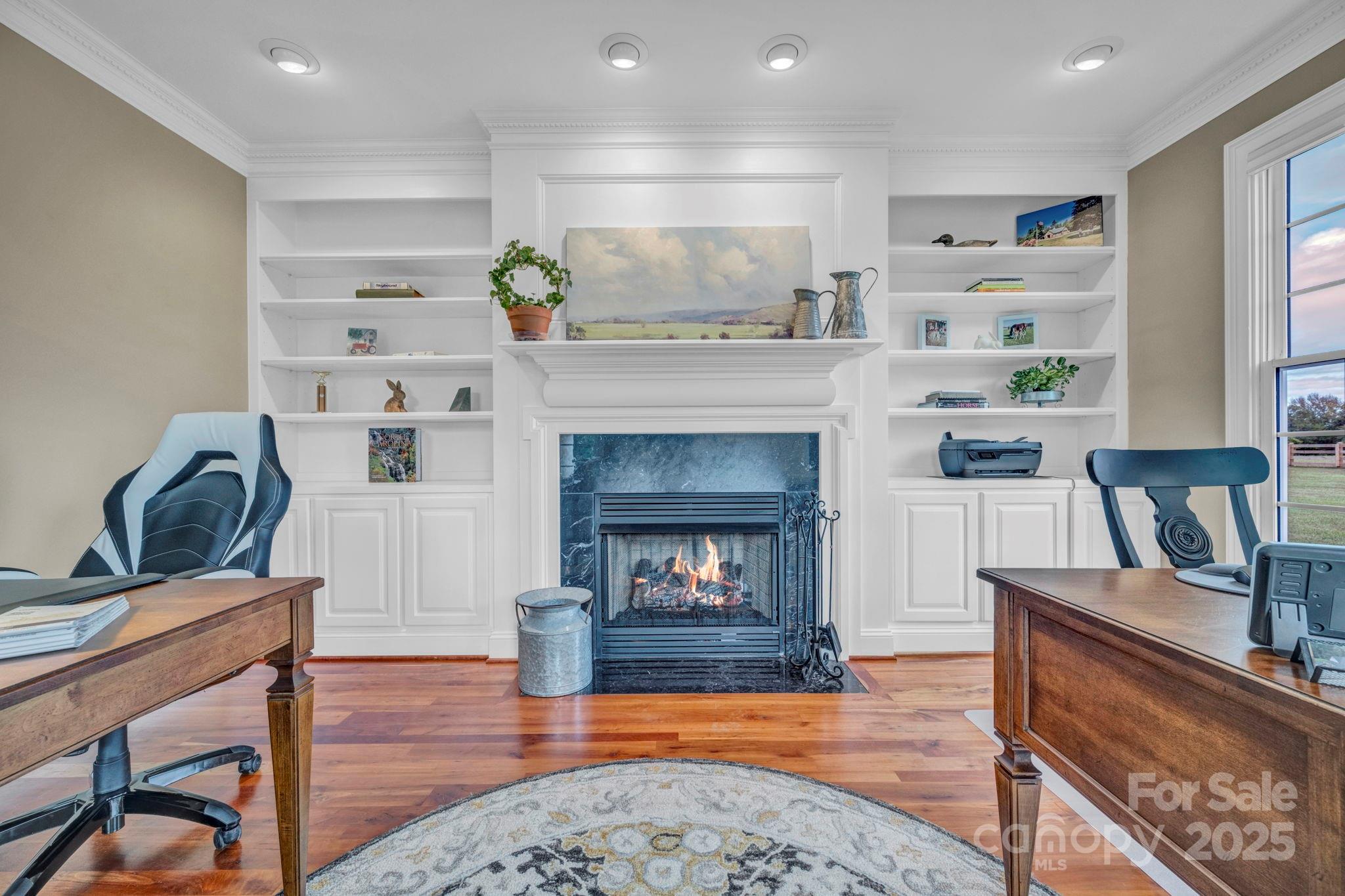 400 Ratledge Road Mocksville, NC 27028 - Photo 8 of 48 a living room with furniture and a fireplace