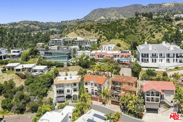 a view of city with tall buildings