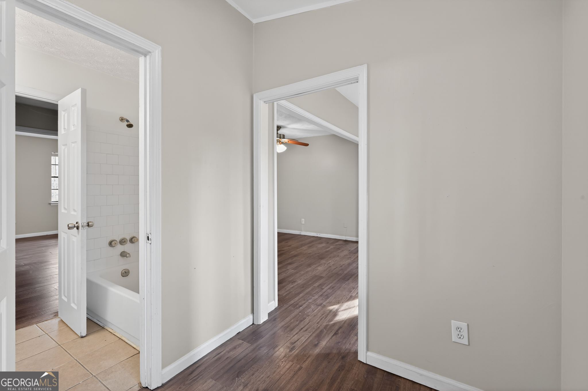 4629 ROUSAY Court Stone Mountain, GA 30083 - Photo 29 of 33 wooden floor with white walls