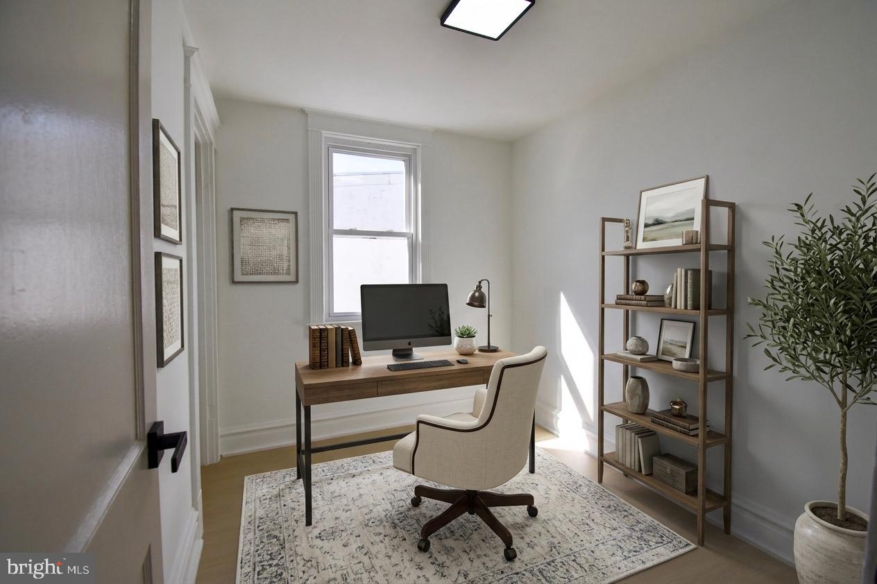 247 Heather Road Upper Darby, PA 19082 - Photo 14 of 26 Virtual Staging Bedroom/Office