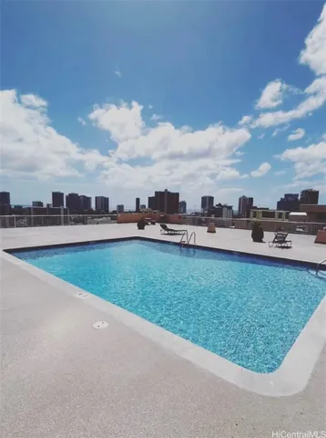 a view of a big yard next to a building