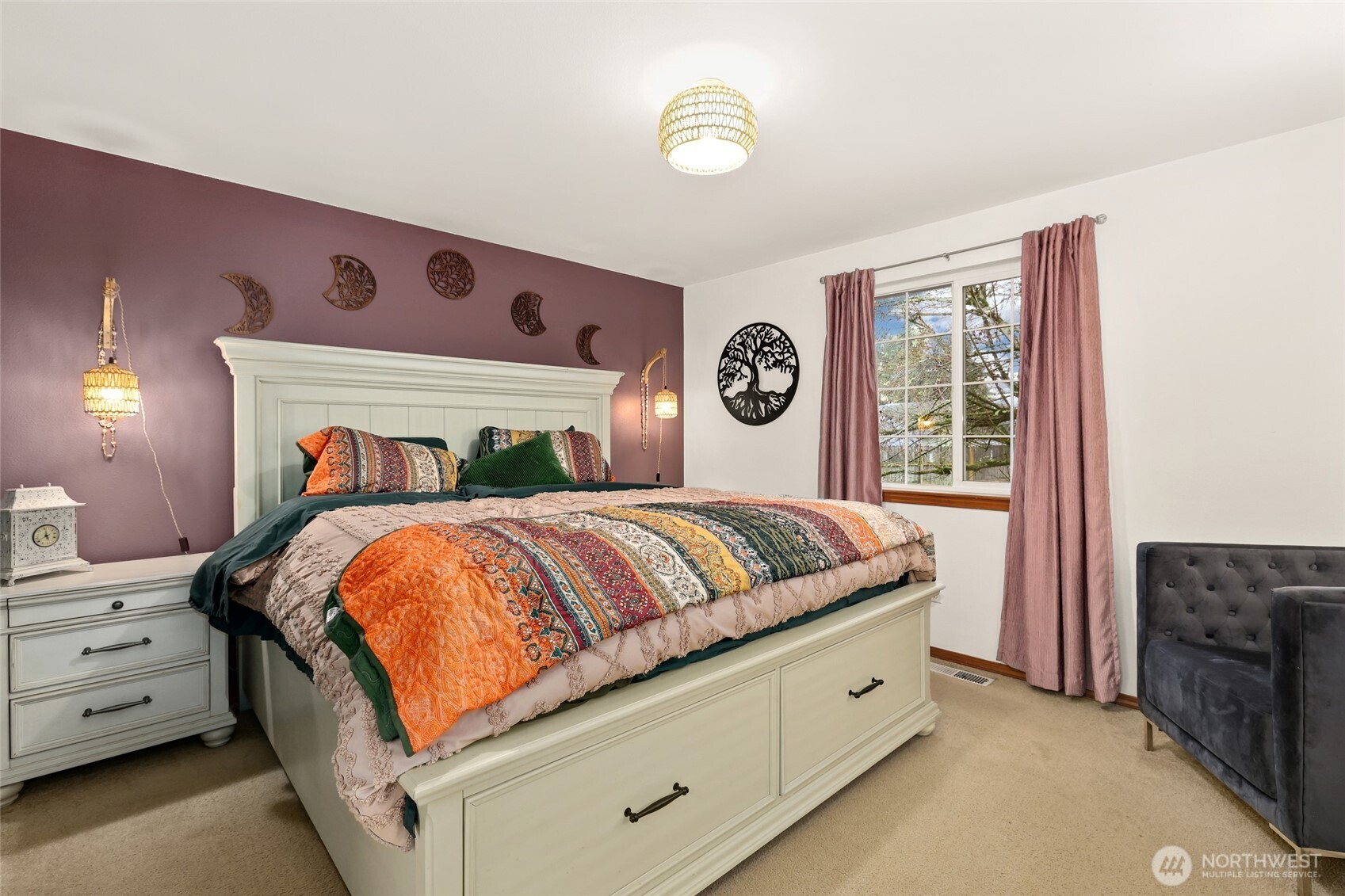 18207 Keona Lane Southwest Rochester, WA 98579 - Photo 12 of 35 a bedroom with a bed and a window