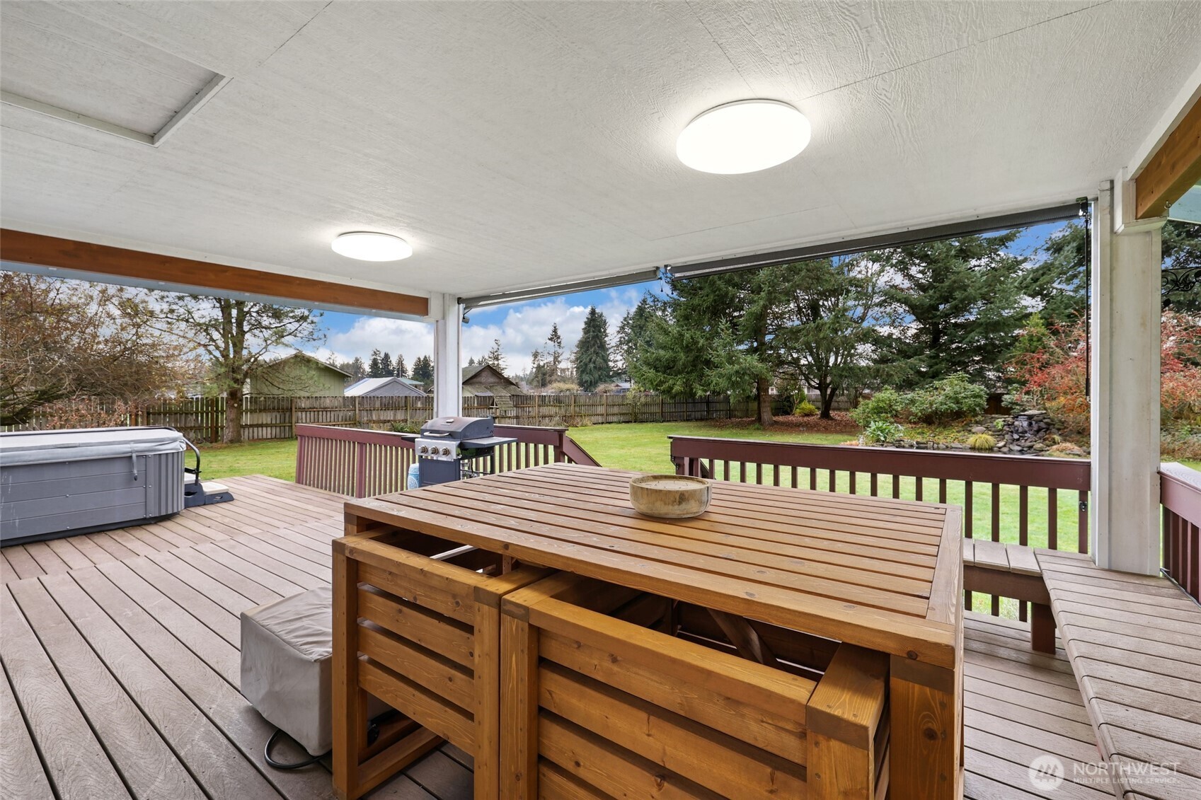18207 Keona Lane Southwest Rochester, WA 98579 - Photo 23 of 35 a view of a patio with wooden floor