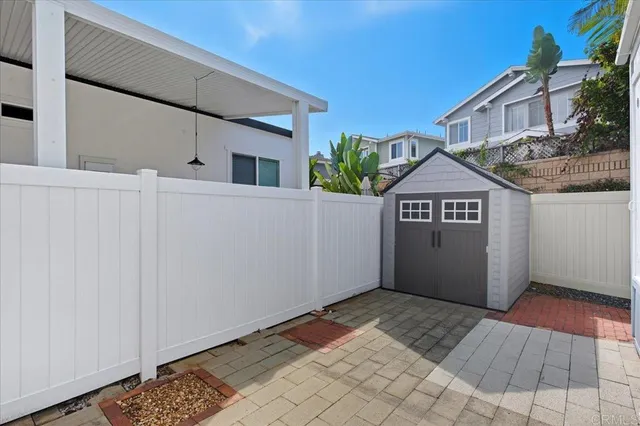 a view of a street with parking space
