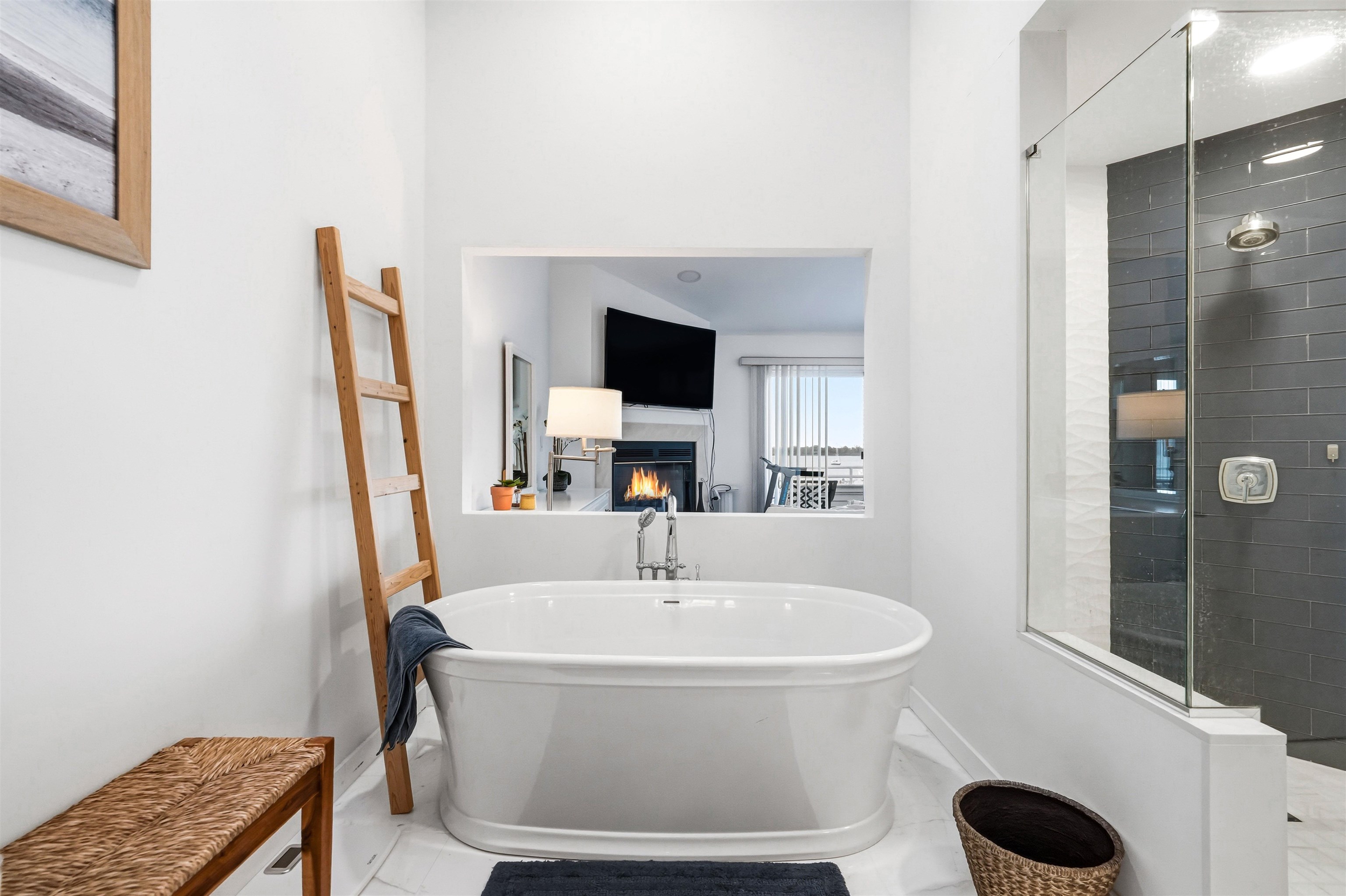 902 Ocean, Unit 906 Cape May, NJ 08204 - Photo 33 of 47 a bathroom with a sink and a mirror