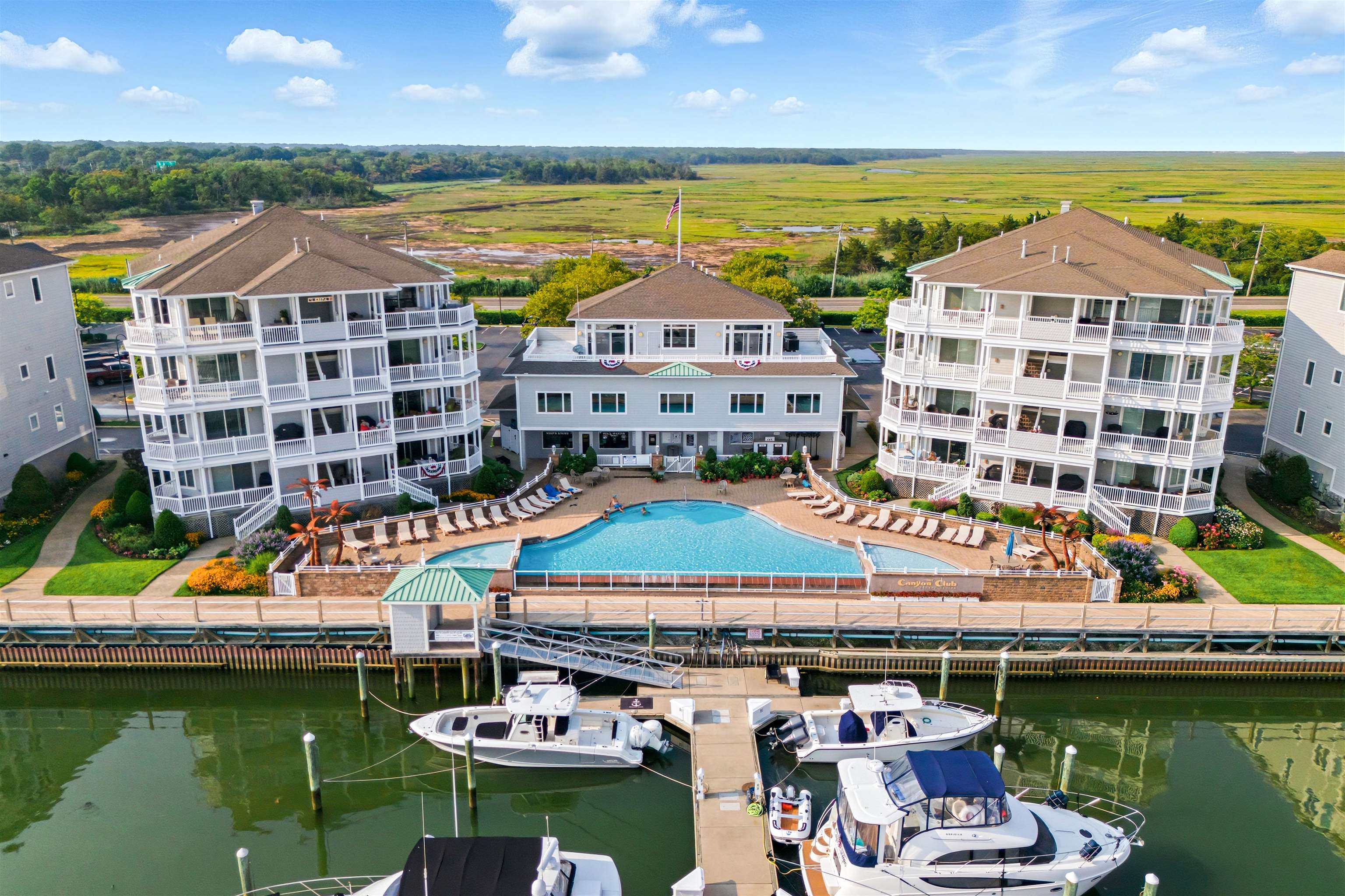902 Ocean, Unit 906 Cape May, NJ 08204 - Photo 44 of 47 a view of a city with lawn chairs