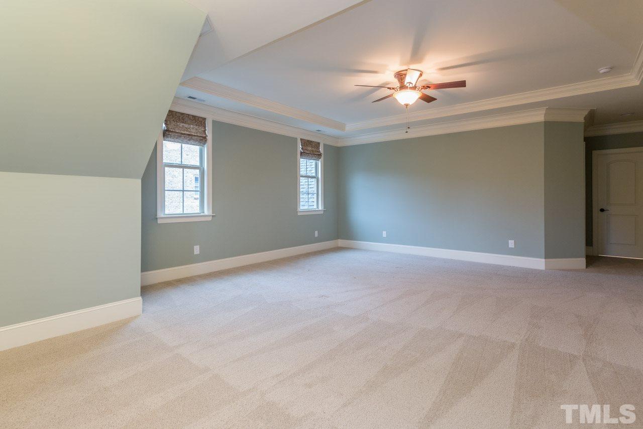 5011 Pomfret Point Raleigh, NC 27612 - Photo 12 of 25 The 2nd floor master easily accommodates a wide variety of furniture due to its immense size. It enjoys a sizable sitting room and an extremely LARGE walk-in closet. You may not be able to fill up this closet! How wonderful!
