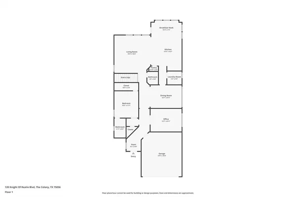$3,799 | 120 Knight Of Realm Boulevard, The Colony, TX 75056