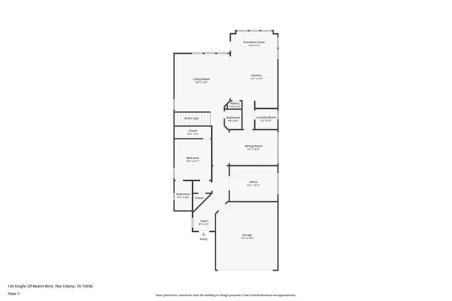 $4,099 | 120 Knight Of Realm Boulevard, The Colony, TX 75056
