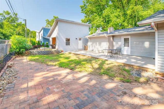 a backyard of a house