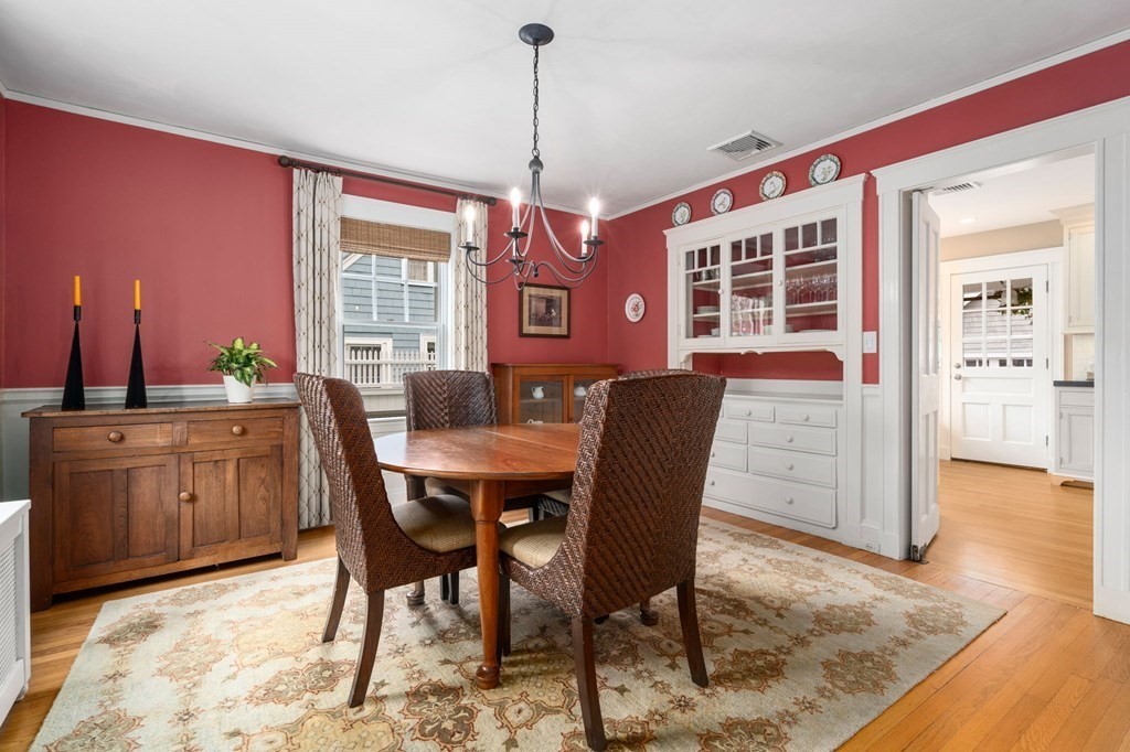 66 Stevens Road Needham, MA 02492 - Photo 11 of 33 a view of a dining room with furniture