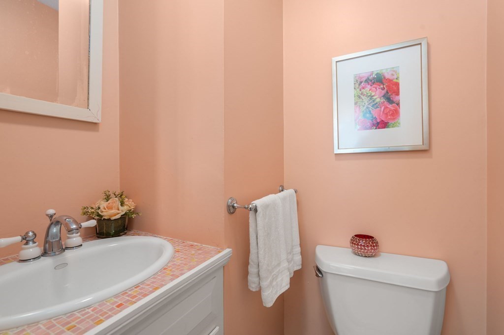 66 Stevens Road Needham, MA 02492 - Photo 13 of 33 a bathroom with a sink and a toilet