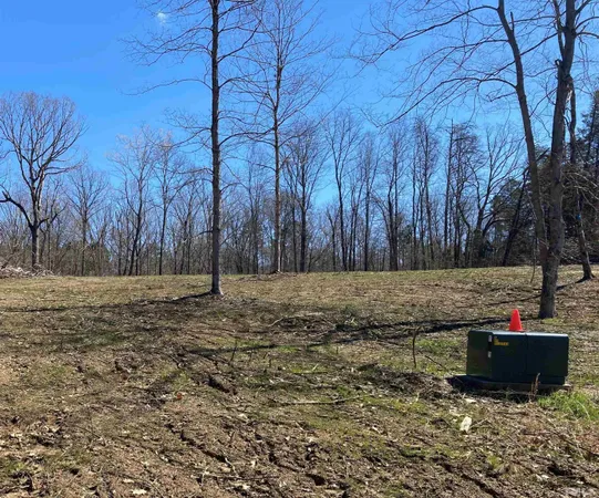 a view of a backyard of the house