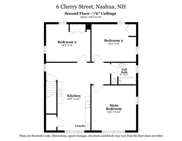 $2,200 | 6 Cherry Street, Unit B, Nashua, NH 03060