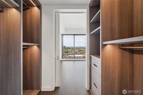a view of closet