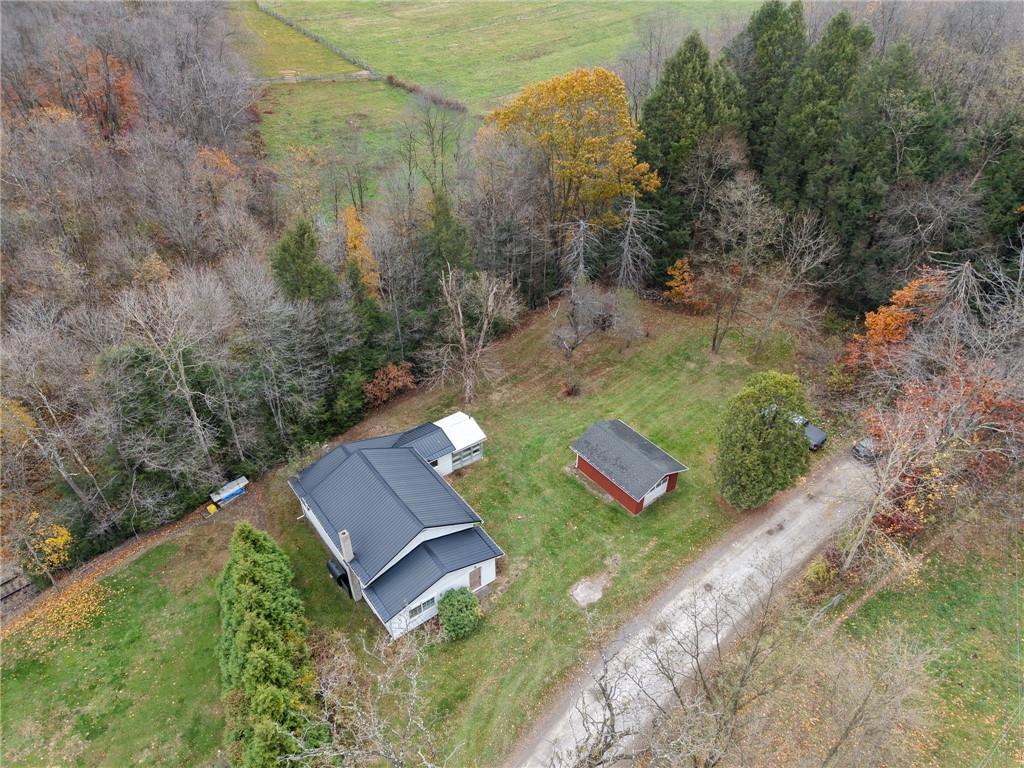 251 Town Road Dayton, PA 16222 - Photo 39 of 44 an aerial view of house with yard swimming pool and outdoor seating