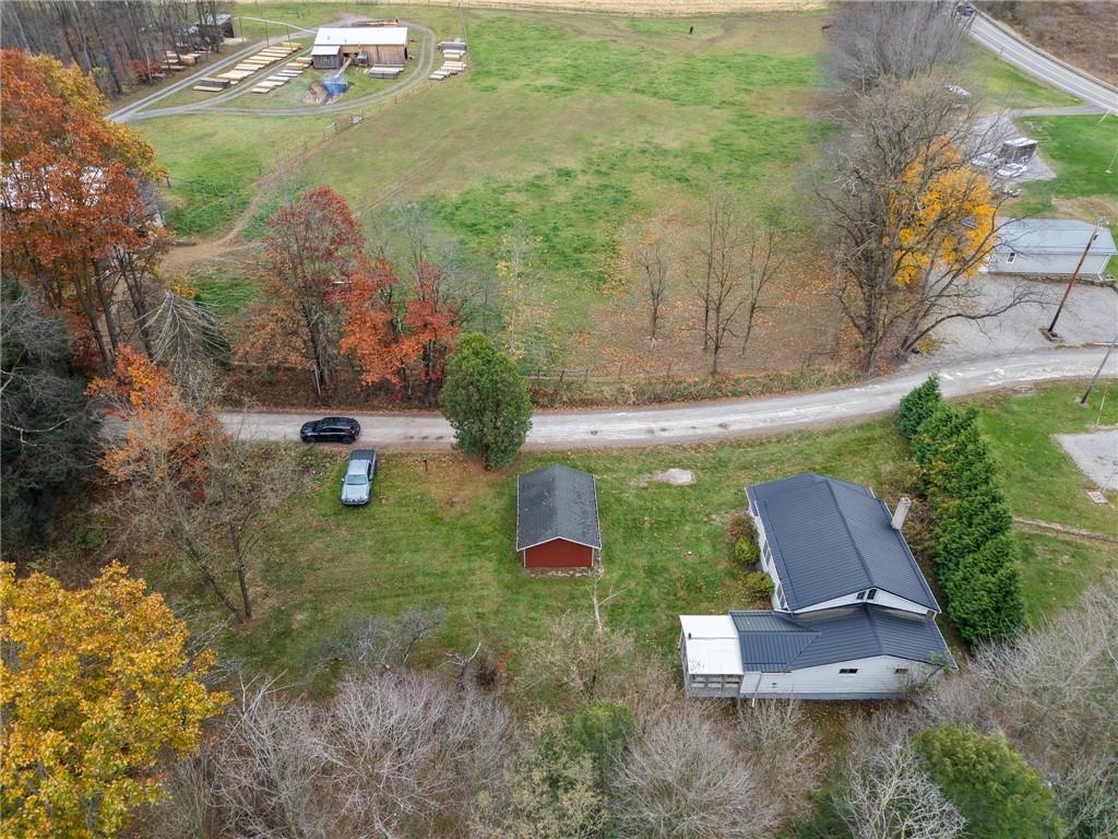 251 Town Road Dayton, PA 16222 - Photo 43 of 44 an aerial view of a house with garden space