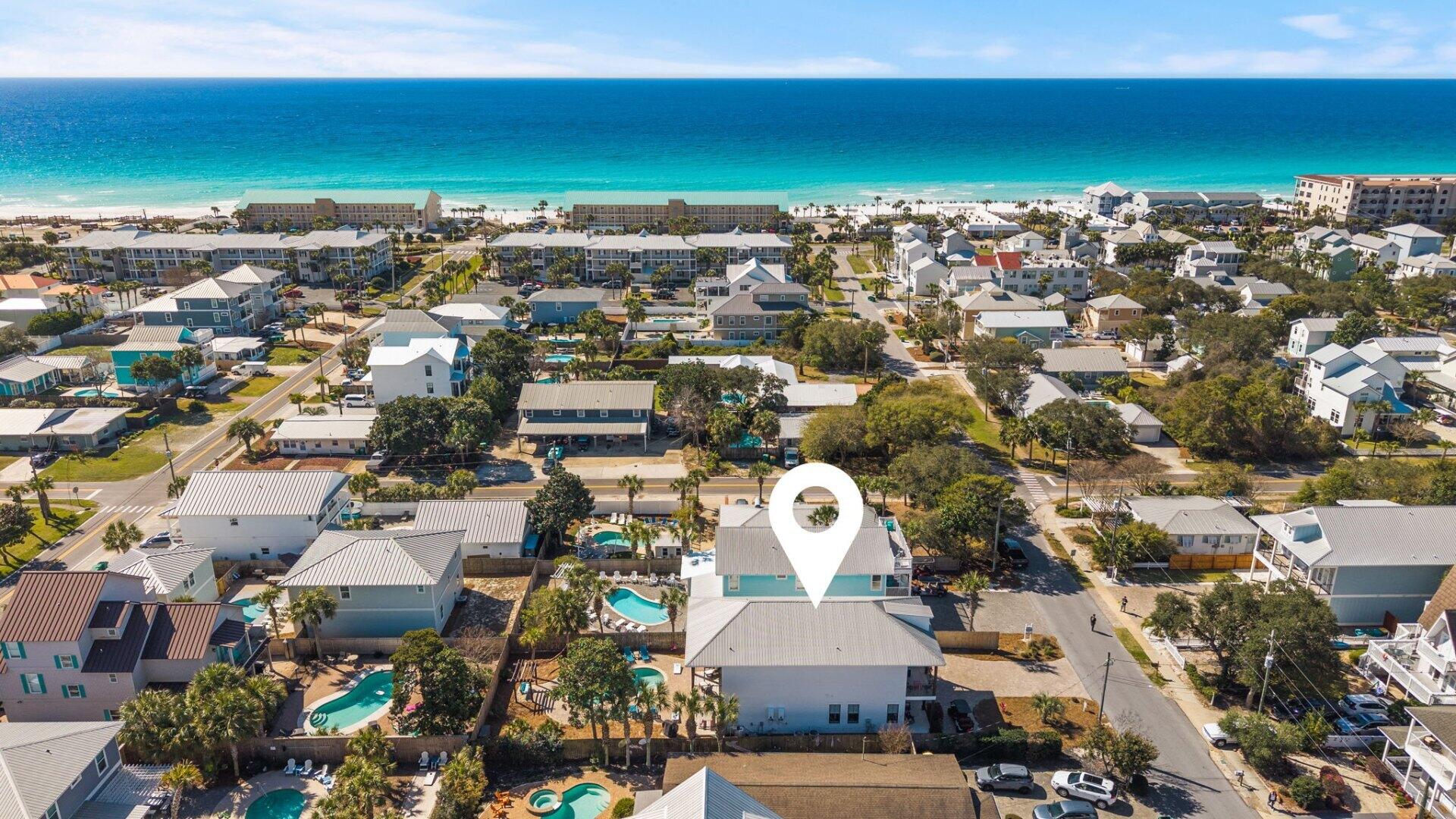 85 Cobia Street Destin, FL 32541 - Photo 6 of 59 05-aerial-location-crystal-beach-destin
